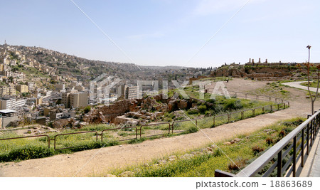 view of Amman's skyline, Jordan 18863689