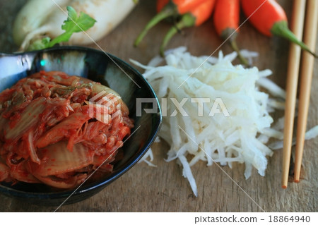 Kimchi radish - korean food Kimchi radish - korean food 18864940