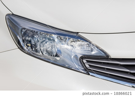 白色汽車車燈車燈 白色汽車車燈車燈 18866021