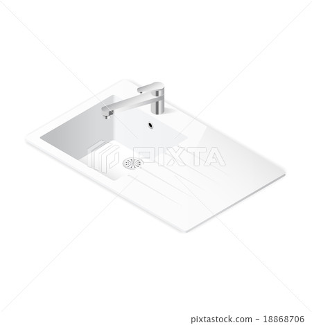Kitchen sink isometric icon Kitchen sink isometric icon 18868706