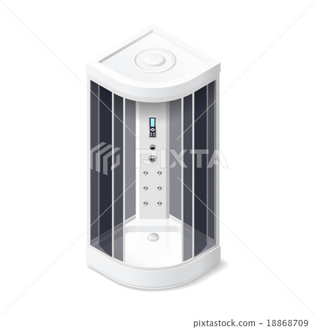 Hydrobox isometric icon Hydrobox isometric icon 18868709