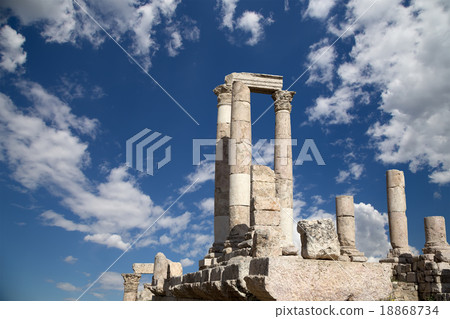 Temple of Hercules,  Citadel Hill, Amman, Jordan 18868734