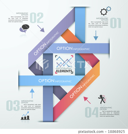 Modern infographic option banner 18868925