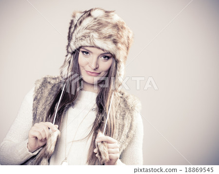 Winter cute girl fashion. Winter cute girl fashion. 18869545