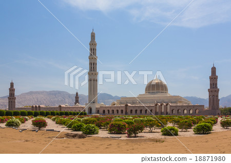 阿曼馬斯喀特的蘇丹卡布斯大清真寺 18871980