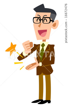 Men wearing an inspiring brown jacket 18872476