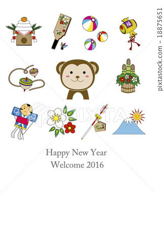 New year's card 18875651