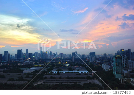 Bangkok cityscape 18877493
