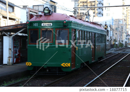 Osaka Prefecture Electric orbit Upper Town Line 161 161 Matsudo Denki Station Osaka Prefecture Electric orbit Upper Town Line 161 161 Matsudo Denki Station 18877715