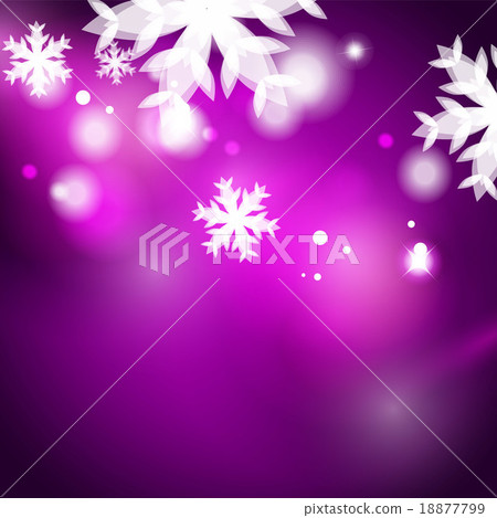 Holiday purple abstract background, winter 18877799