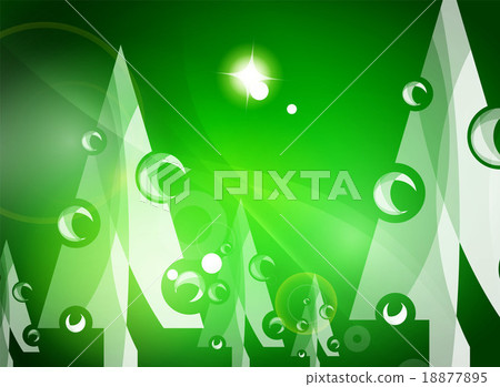 Christmas green abstract background with white Christmas green abstract background with white 18877895
