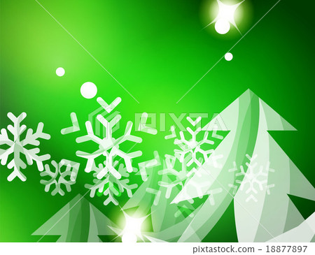 Christmas green abstract background with white Christmas green abstract background with white 18877897