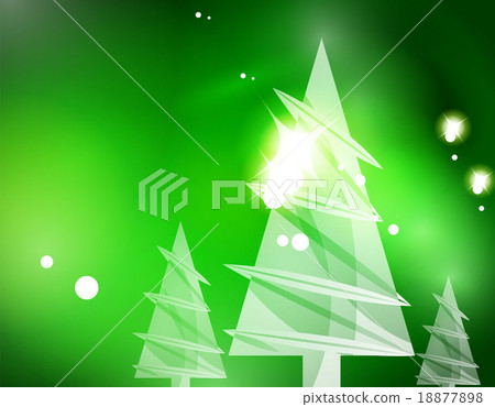 Christmas green abstract background with white Christmas green abstract background with white 18877898
