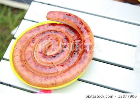 Baked sausage Baked sausage 18877900