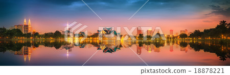 Kuala Lumpur night Scenery, The Palace of Culture Kuala Lumpur night Scenery, The Palace of Culture 18878221