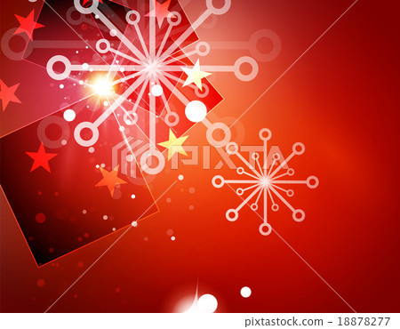 Christmas red abstract background with white 18878277