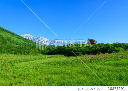 Nagano white horse seen from Happo One Nagano white horse seen from Happo One 18878291
