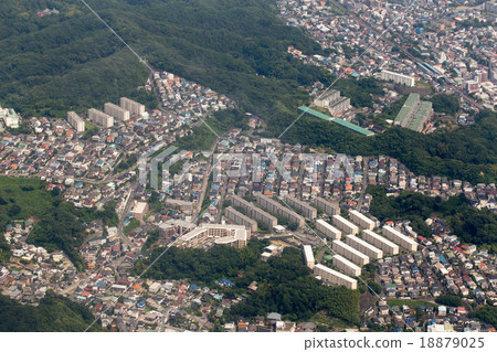 Aerial view of Zushi, Kanagawa prefecture, near Ikeko 18879025