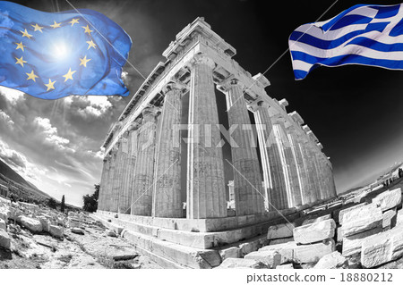 Acropolis with Parthenon temple in Athens, Greece 18880212