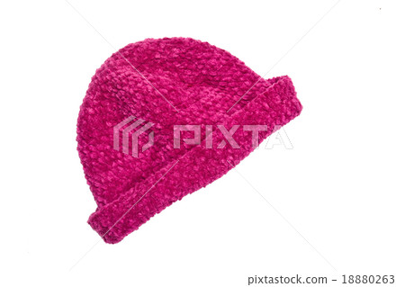 violet woolen knit hat 18880263