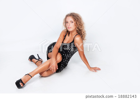 Beautiful girl in studio Beautiful girl in studio 18882143