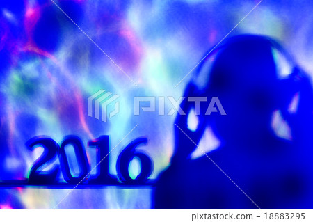 disc jockey man and number 2016, as the new year disc jockey man and number 2016, as the new year 18883295