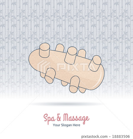 Wooden tool for Thai massage. 18883506