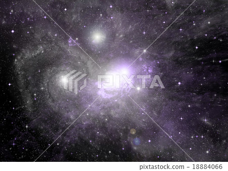 Stars, dust and gas nebula  18884066