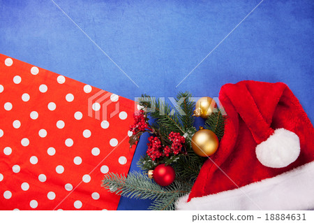 Christmas gifts and napkin Christmas gifts and napkin 18884631