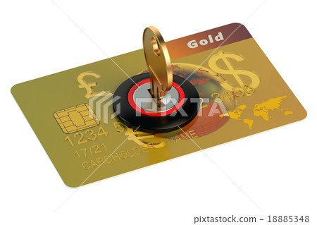 credit card security concept - Stock Illustration [18885348] - PIXTA