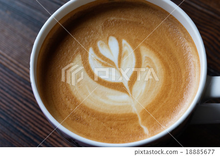 Cup of Latte Art Coffee Cup of Latte Art Coffee 18885677