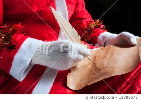 Santa Claus writing a letter 18885678