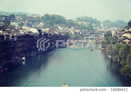 Fenghuang ancient town in china 18886621