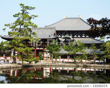 Todaiji Temple is a temple that is the head temple of Hwaejongju, Great Buddha is popular enough to worship and celebrate the age of young and old women. 18886854