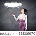 Girl with cloud 18886970