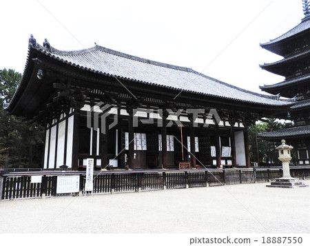 Kofukuji is an old temple of Nara registered as a world heritage site. Buddha statues and buildings such as Ashura statue and national treasure five-storied pagoda, triple tower etc. are drawing attention. 18887550