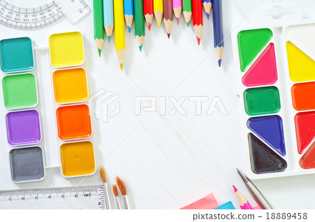 paint and brush paint and brush 18889458