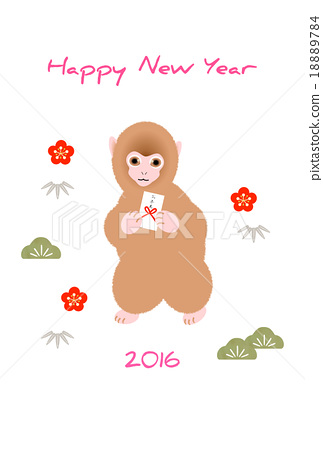 new year postcard template