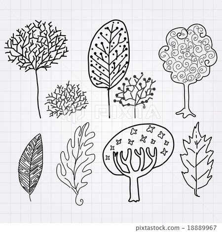 tree doodle 18889967