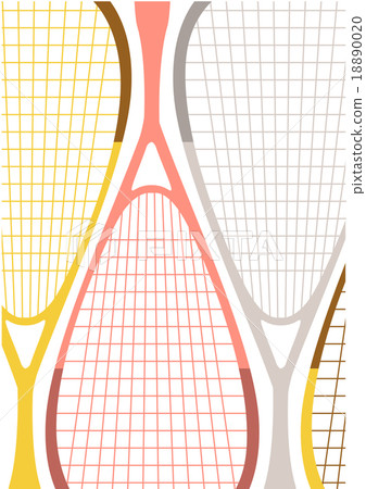 Squash Racket Illustration