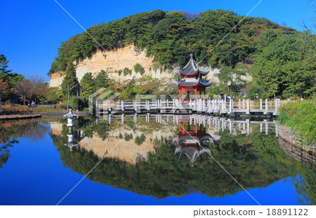 Shanghai Yokohama Friendship Park bridge bridge · Hakatei-tei 18891122