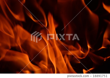 Burning flames Black background Burning flames Black background 18891751