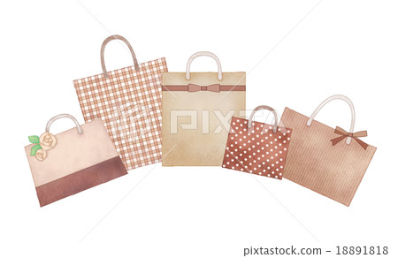 Paper bag illustration Paper bag illustration 18891818