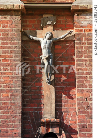 Sculpture of Jesus on St. Anne's Church in Vilnius 18892343