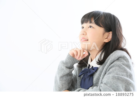 Girls high school student 18893275
