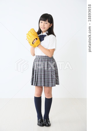 Girls high school student 18893658