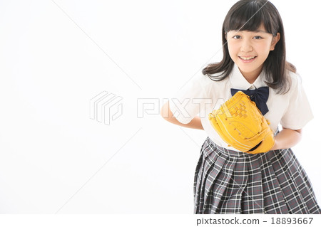Girls high school student 18893667