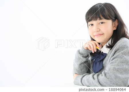 Girls high school student 18894064