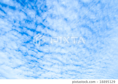 Cloud high cumulus cloud cloud piece blue sky general sky and clouds white clouds autumn sky background material cloud composite background 18895129