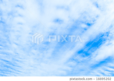 雲彩高積雲肌肉雲彩藍天將軍天空和雲彩白色雲彩秋天天空背景材料雲彩綜合性背景 18895202